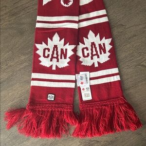 Vintage Olympic Canada Scarf